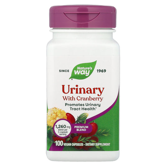 Nature's Way, Urinary with Cranberry, 100 Vegan Capsules
