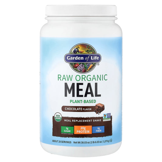 Garden of Life, RAW Organic Meal Replacement Shake, Chocolate, 38.03 oz (1,078 g)