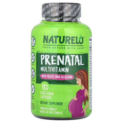 NATURELO, Prenatal Multivitamin, 180 Vegetarian Capsules