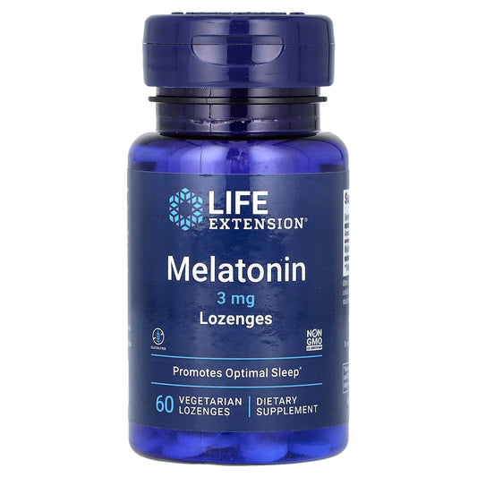 Life Extension, Melatonin, 3 mg, 60 Vegetarian Lozenges