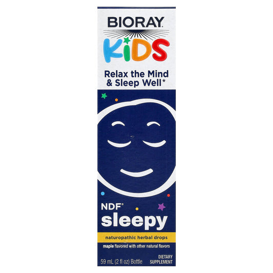 Bioray, Kids, NDF® Sleepy, Maple, Alcohol Free, 2 fl oz (59 ml)