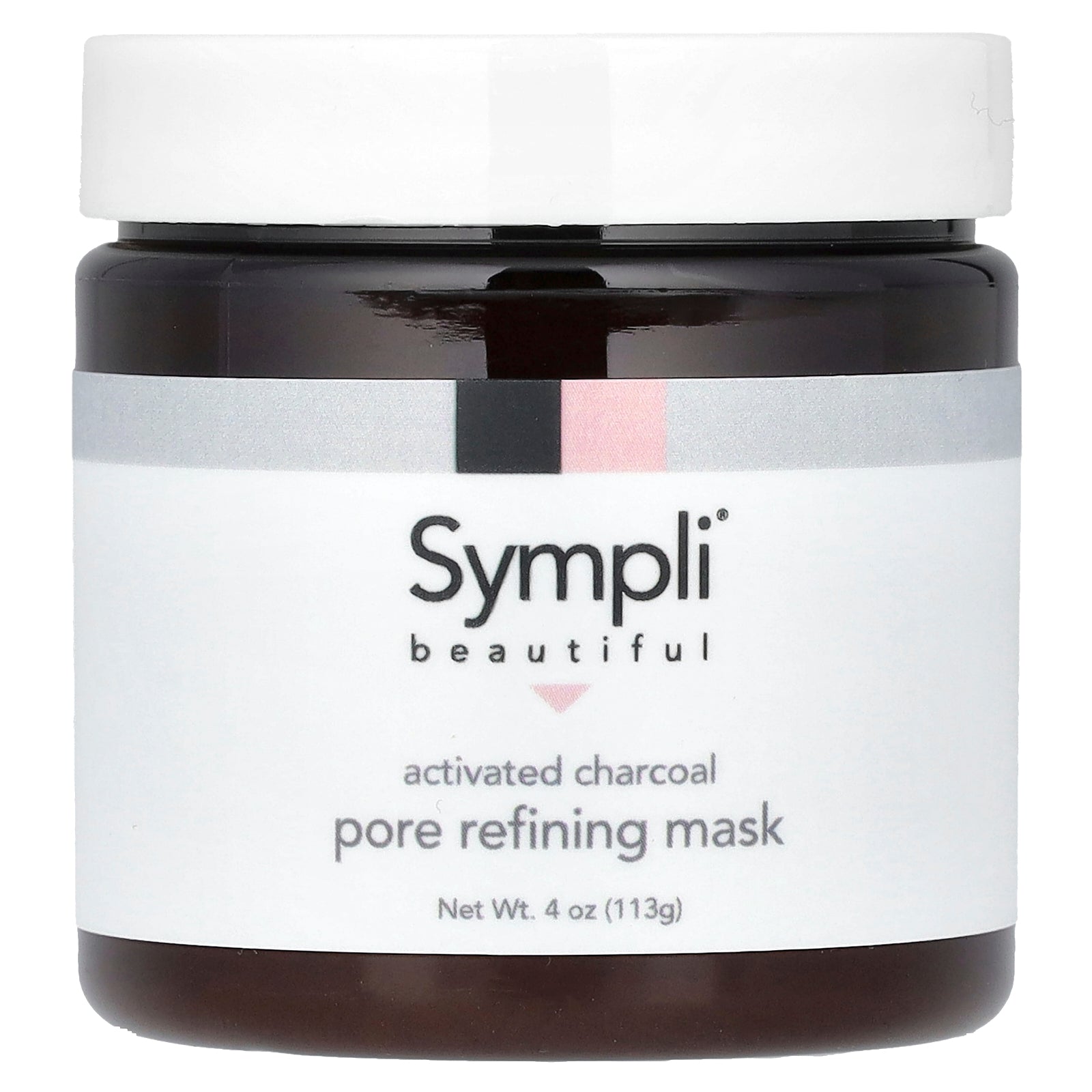 Sympli Beautiful, Activated Charcoal Pore Refining Beauty Mask, 4 oz (113 g)