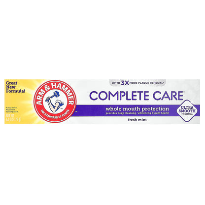 Arm & Hammer, CompleteCare, Anticavity Fluoride Toothpaste, Fresh Mint, 6 oz (170 g)