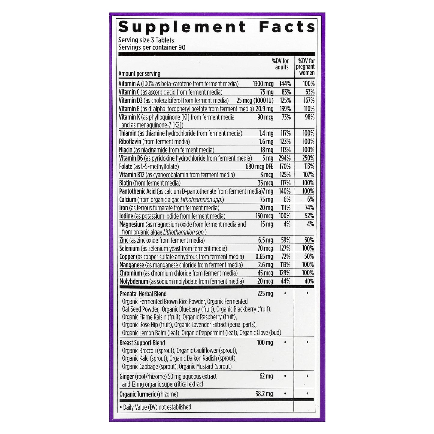 New Chapter, Advanced Perfect Prenatal™ Multivitamin, 270 Vegetarian Tablets