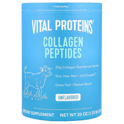 Vital Proteins, Collagen Peptides, Unflavored, 20 oz (567 g)