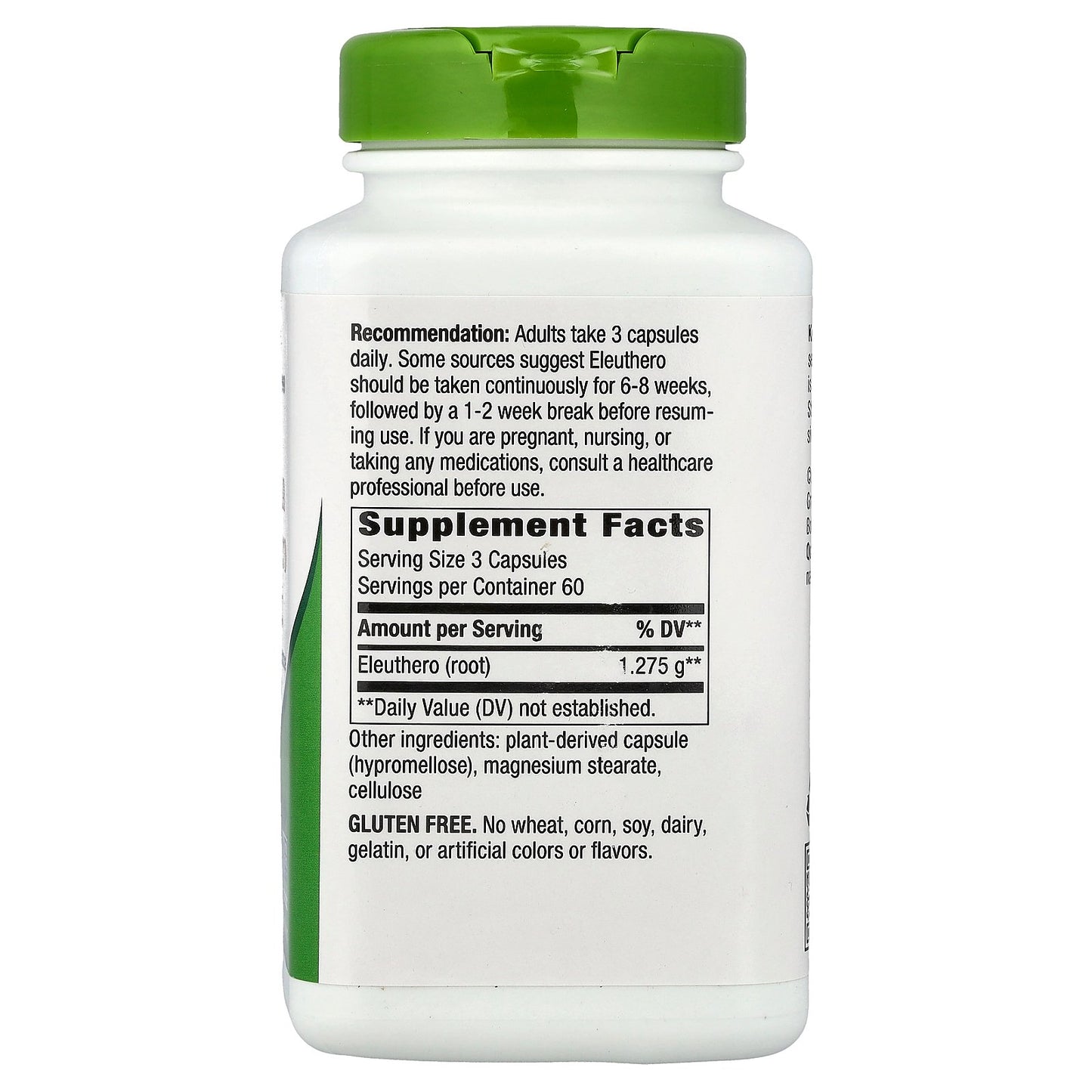 Nature's Way, Siberian Eleuthero Root, 180 Vegan Capsules (425 mg per Capsule)