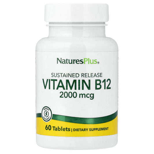 NaturesPlus, Vitamin B12, Sustained Release , 60 Tablets