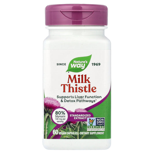 Nature's Way, Milk Thistle, 60 Vegan Capsules