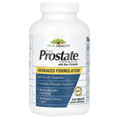 Real Health, The Prostate Formula with Saw Palmetto, 270 Tablets