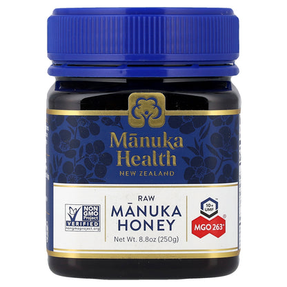 Manuka Health, Raw Manuka Honey, UMF 10+, MGO 263+, 8.8 oz (250 g)