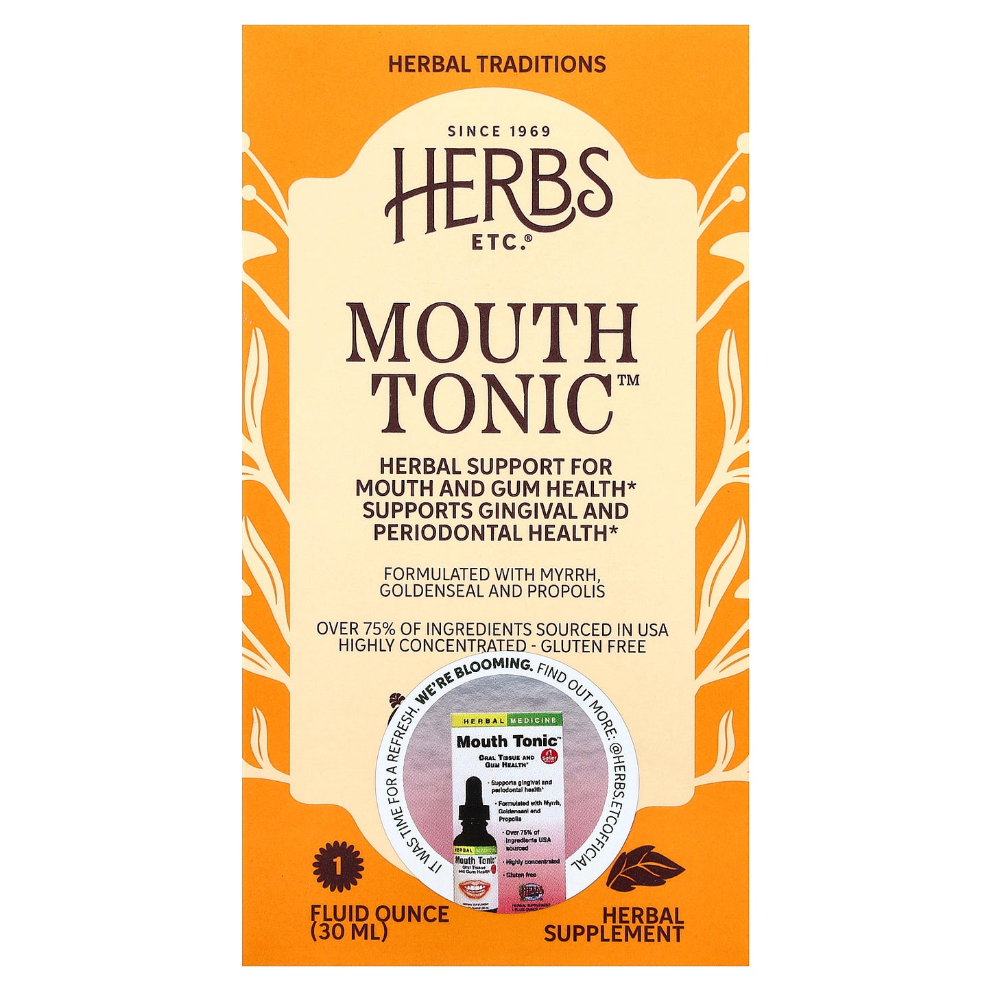 Herbs Etc., Mouth Tonic™, 1 fl oz (30 ml)