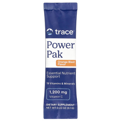 Trace, Power Pak, Orange Blast, 30 Stick Packets, 0.22 oz (6.1 g) Each