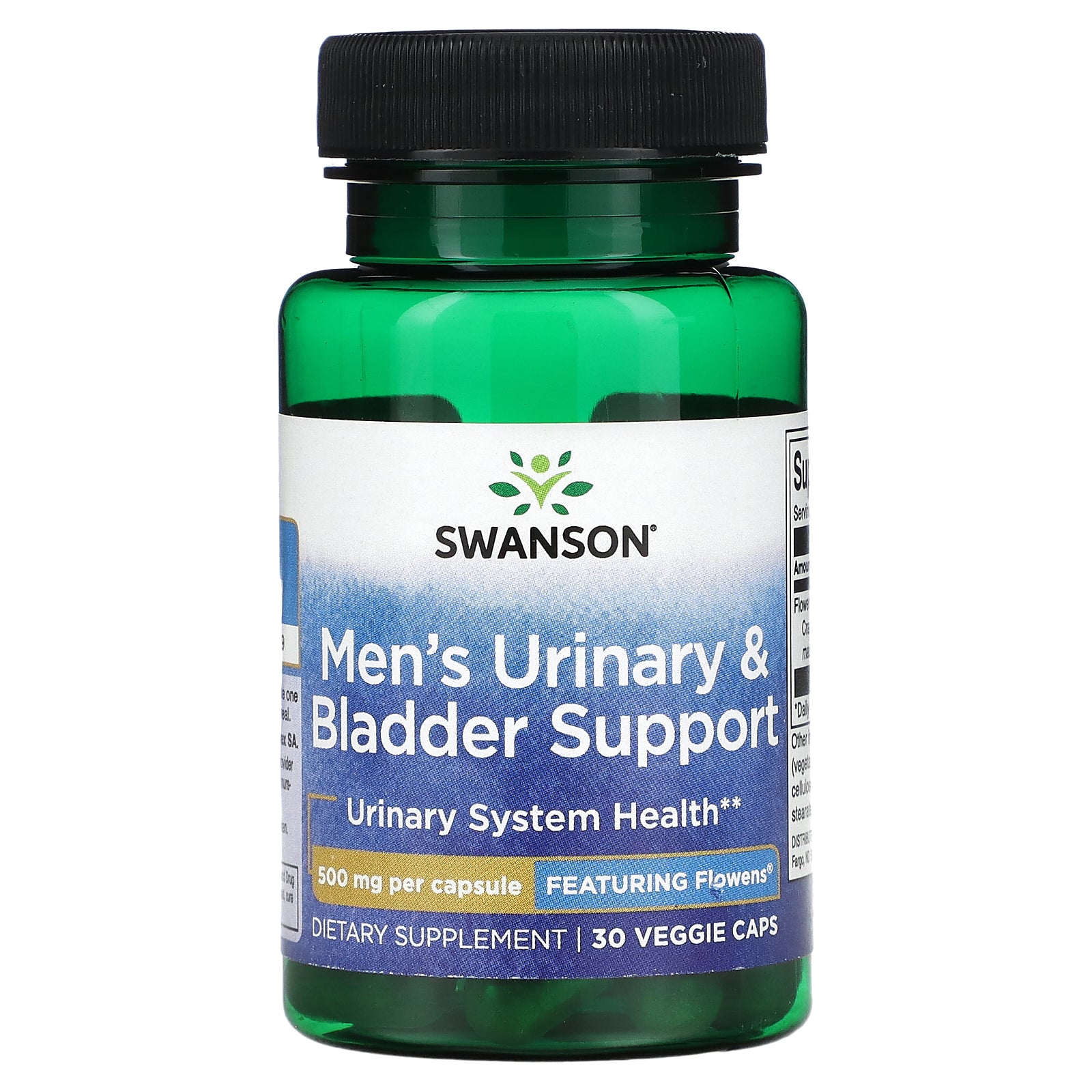 Swanson, Men's Urinary & Bladder Support , 500 mg , 30 Veggie Caps