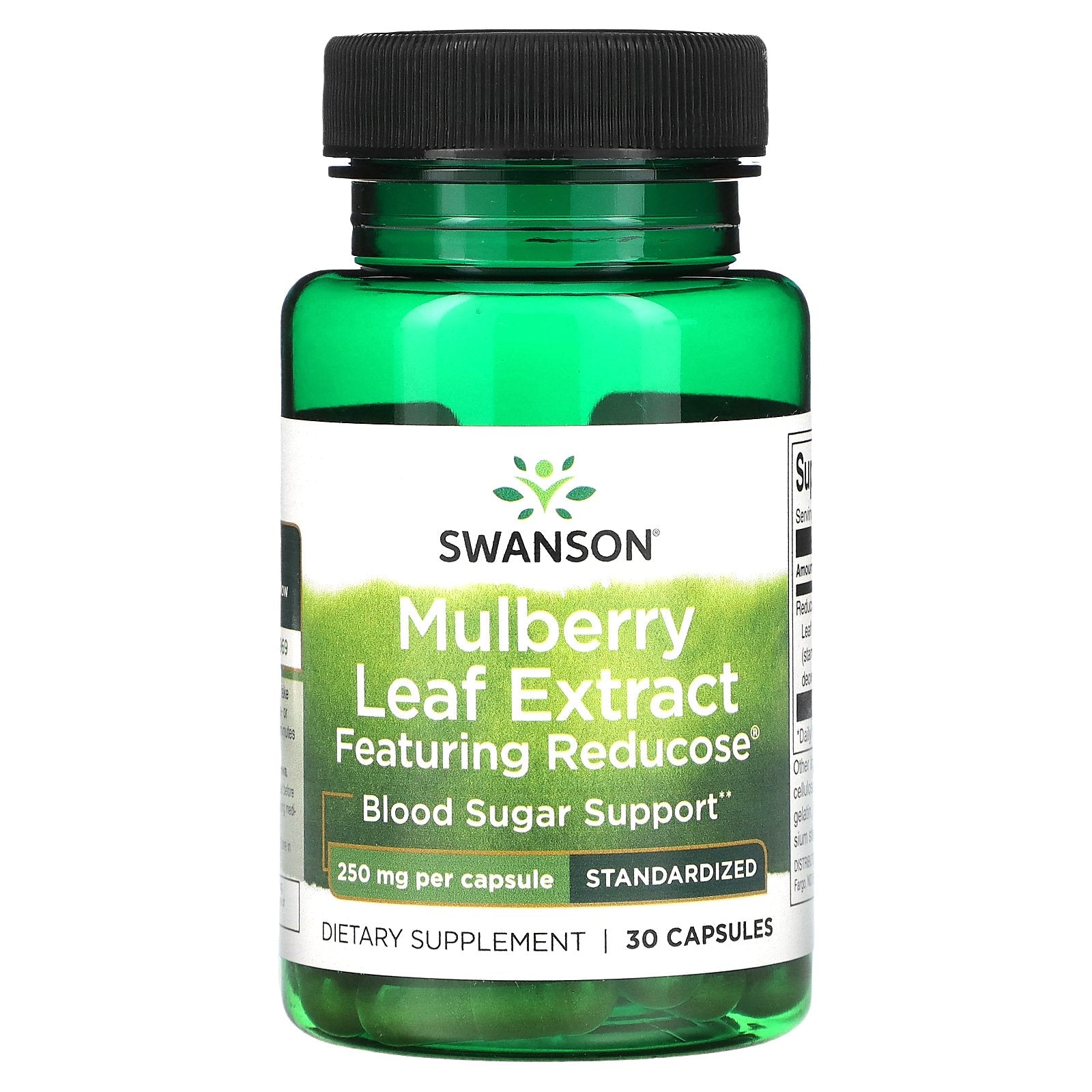 Swanson, Mulberry Leaf Extract with Reducose, Standardized, 250 mg, 30 Capsules