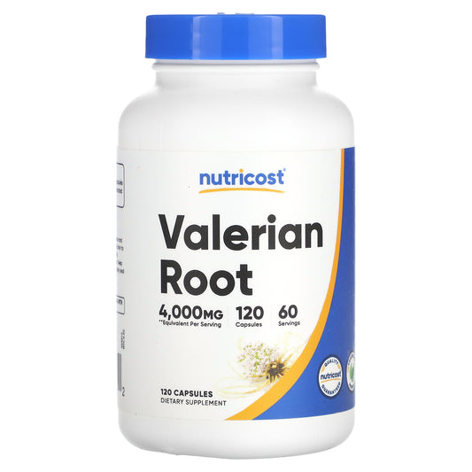 Nutricost, Valerian Root, 120 Capsules (2,000 mg per Capsule)