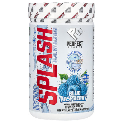 PERFECT Sports, Hydro Splash, Dual Hydration, Blue Raspberry, 11.7 oz (333 g)