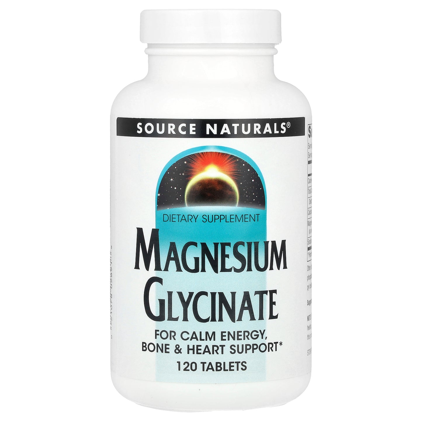 Source Naturals, Magnesium Glycinate, 120 Tablets