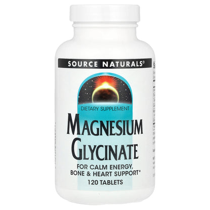 Source Naturals, Magnesium Glycinate, 120 Tablets