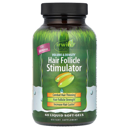 Irwin Naturals, Hair Follicle Stimulator, For Women, 60 Liquid Soft-gels