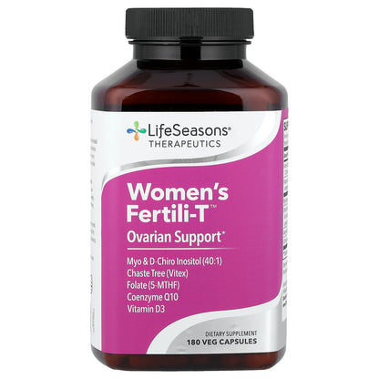 LifeSeasons, Therapeutics, Women's Fertili-T™, 180 Veg Capsules