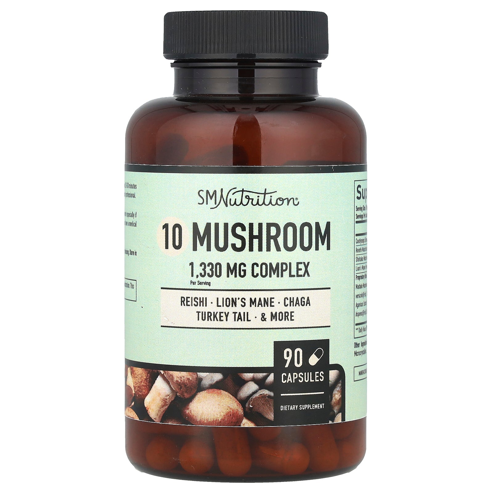 SMNutrition, 10 Mushroom Complex , 90 Capsules