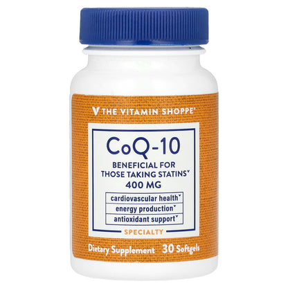 The Vitamin Shoppe, CoQ-10, 400 mg, 30 Softgels