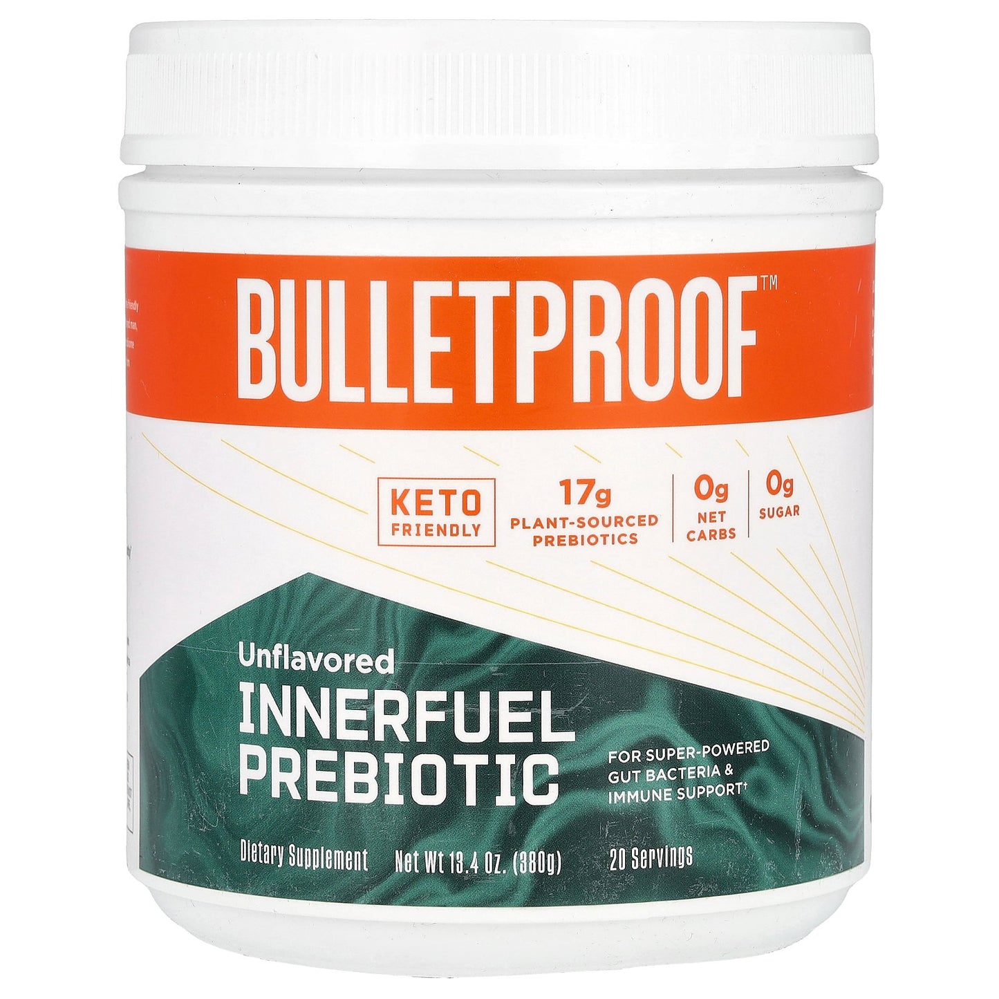 BulletProof, Innerfuel Prebiotic, Unflavored , 13.4 oz (380 g)