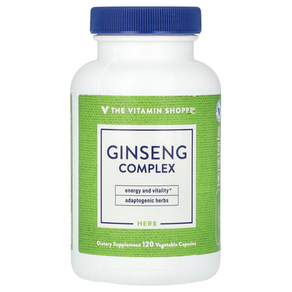 The Vitamin Shoppe, Ginseng Complex, 120 Vegetable Capsules