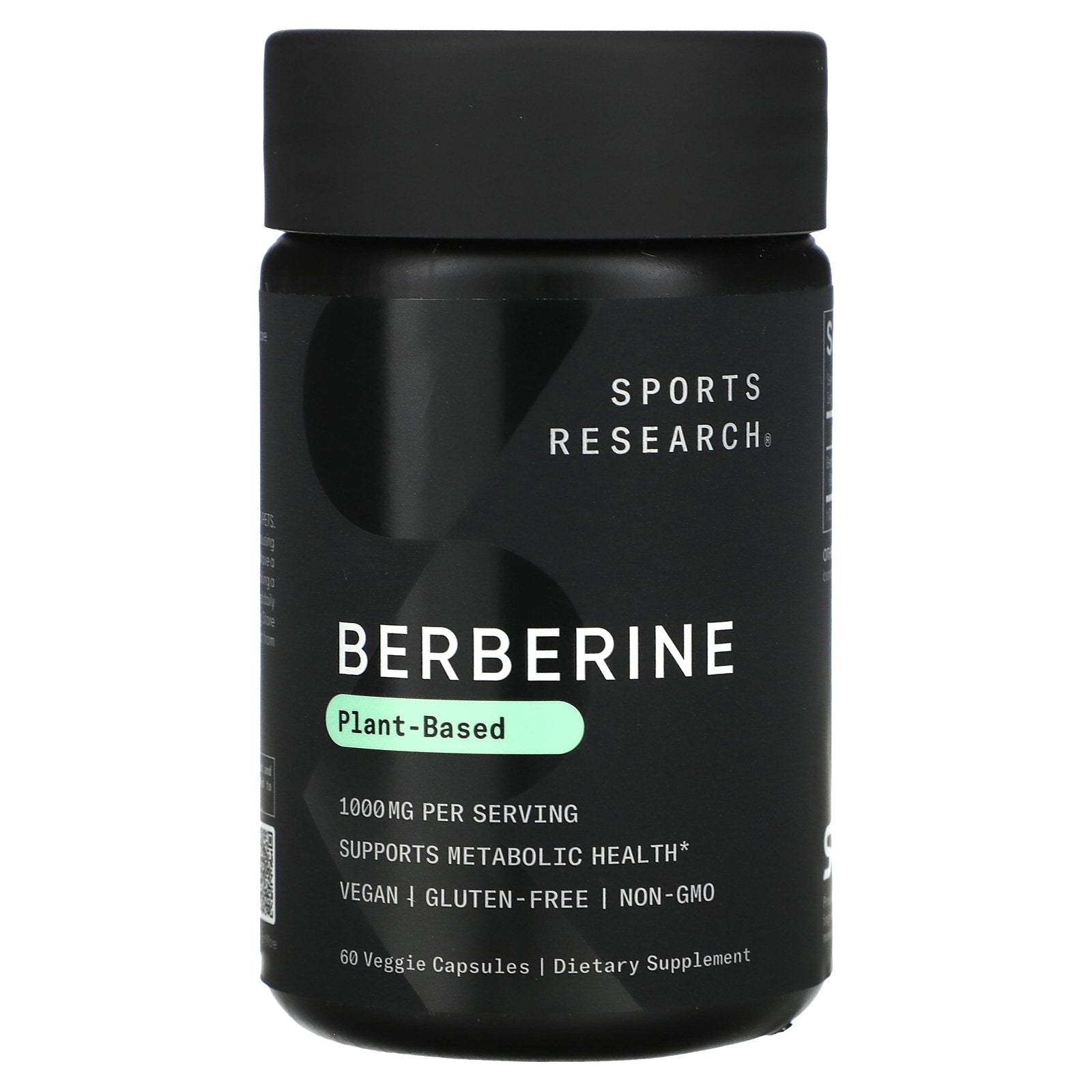 Sports Research, Berberine, 60 Veggie Capsules (500 mg per Capsule)