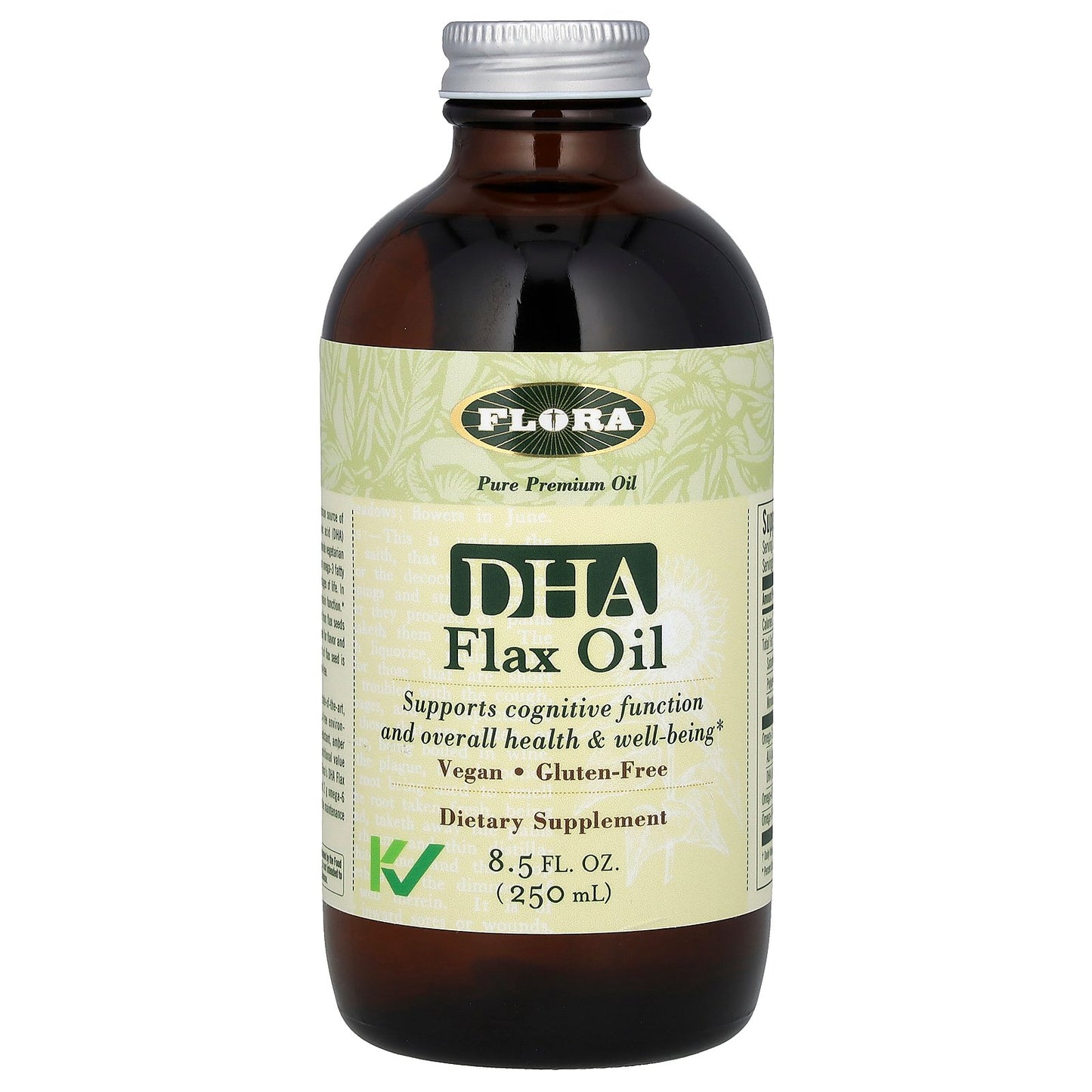 Flora, DHA Flax Oil, 8.5 fl oz (250 ml)