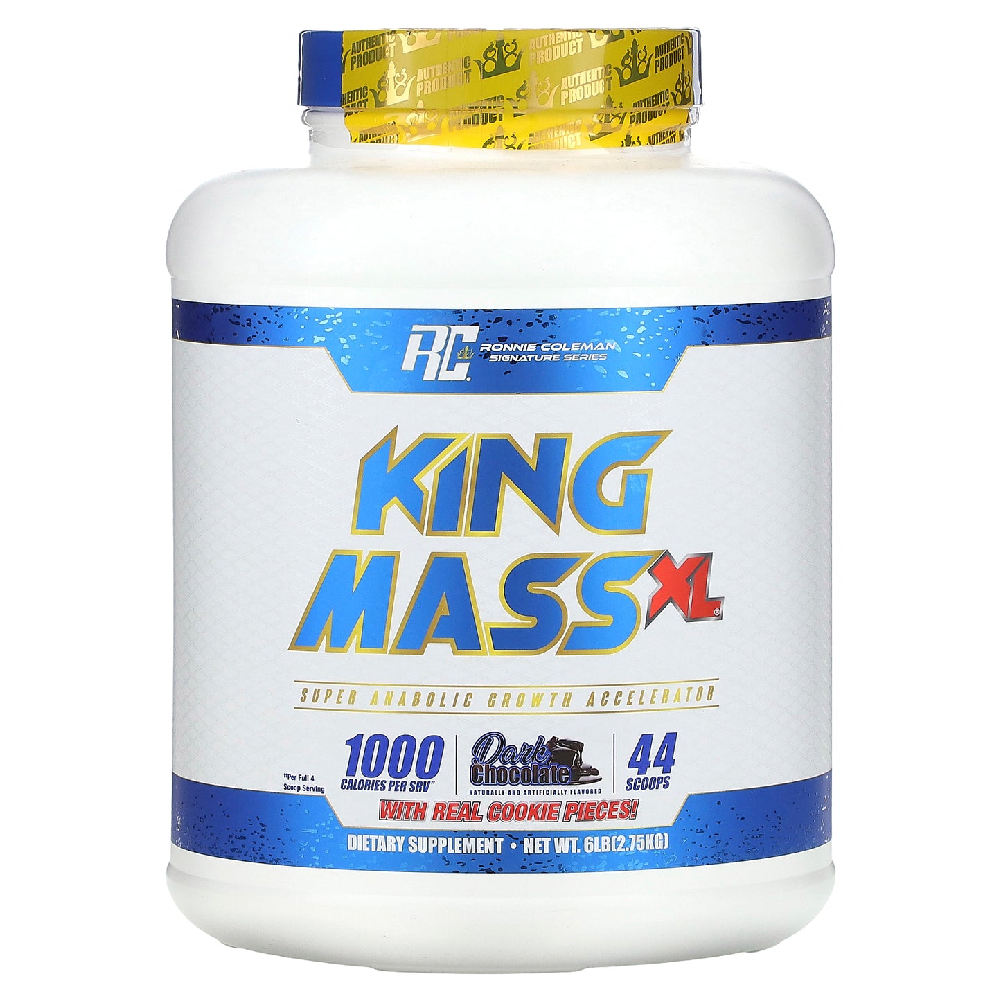 Ronnie Coleman, Signature Series, King Mass XL, Dark Chocolate, 6 lb (2.75 kg)