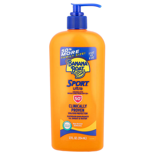 Banana Boat, Sport™ Ultra, Sunscreen Lotion, SPF 50+, 12 fl oz (354 ml)