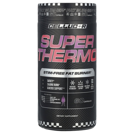 C4 / Cellucor, Super Thermo™ Stim-Free Fat Burner, 60 Capsules