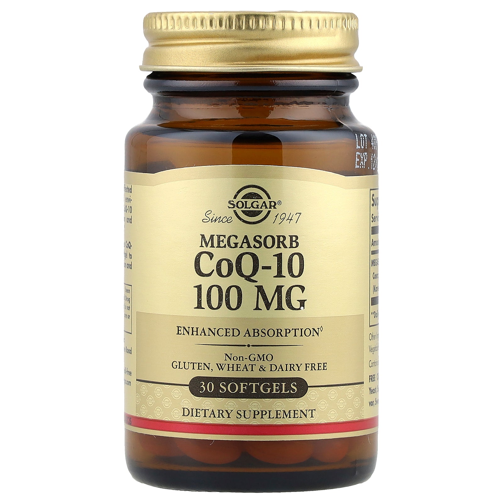 Solgar, Megasorb CoQ-10 , 100 mg, 30 Softgels