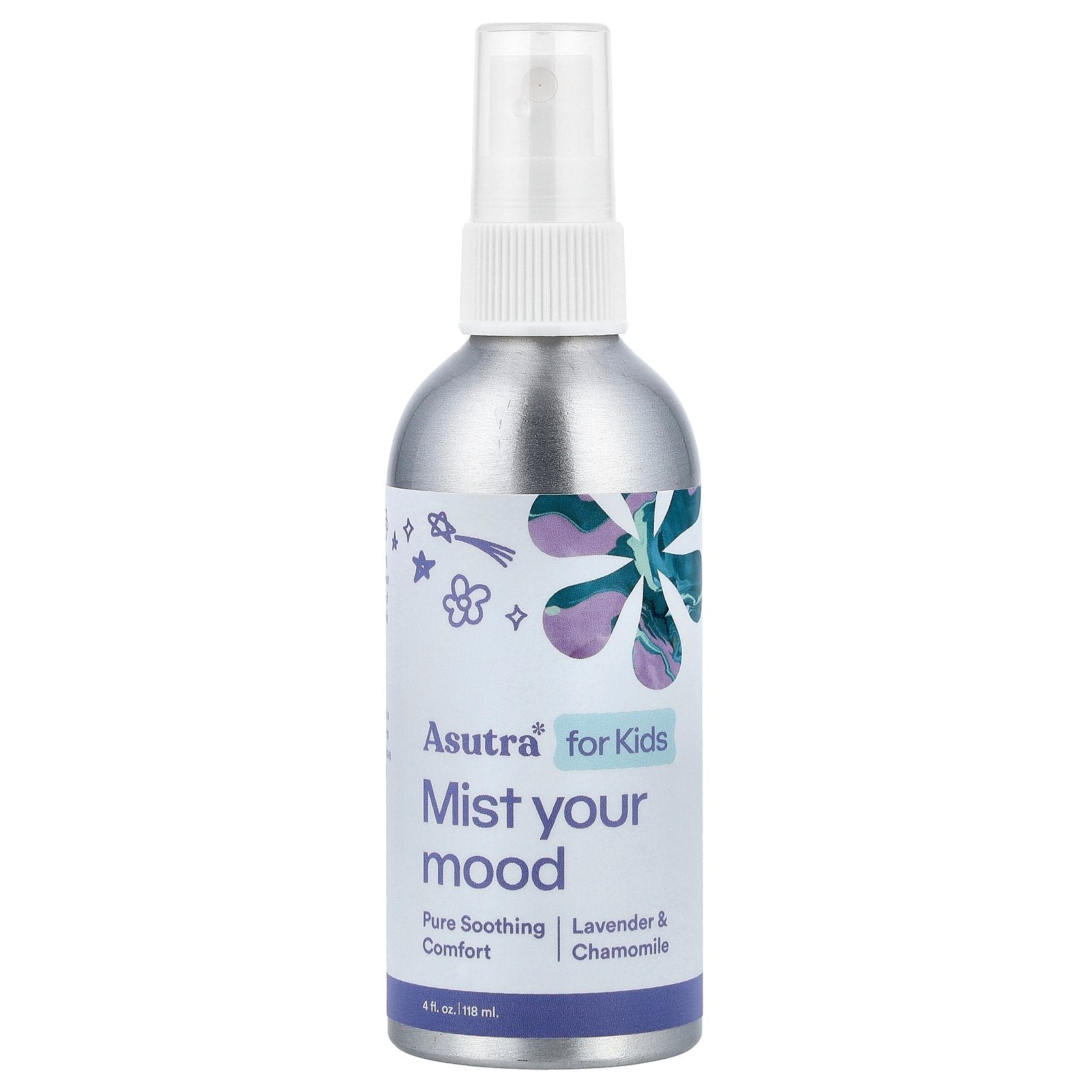 Asutra, Kids, Mist Your Mood, Lavender & Chamomile , 4 fl oz (118 ml)