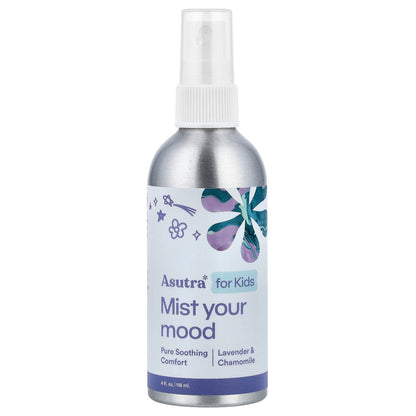 Asutra, Kids, Mist Your Mood, Lavender & Chamomile , 4 fl oz (118 ml)
