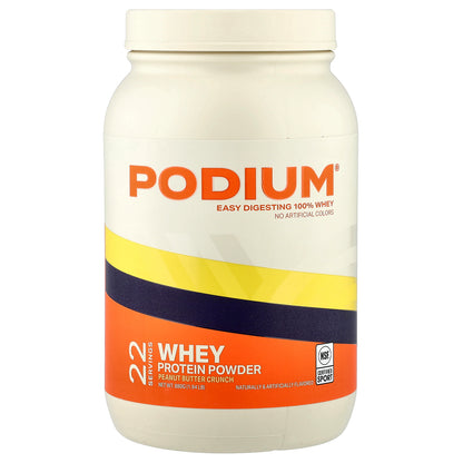 Podium Nutrition, Whey Protein Powder, Peanut Butter Crunch, 1.94 lb (880 g)