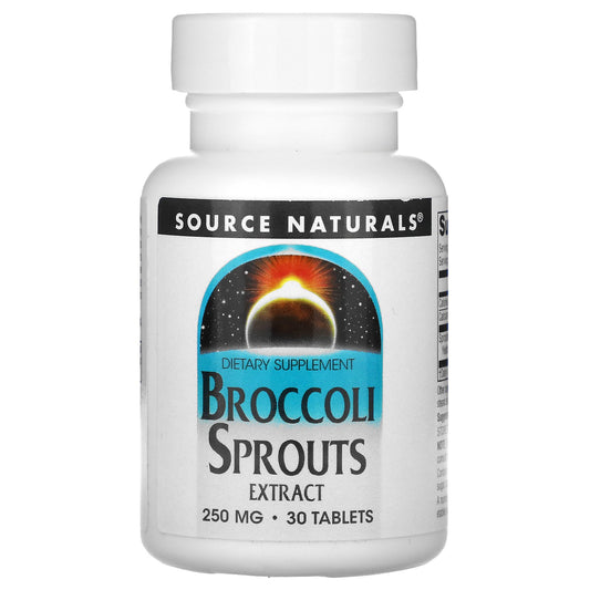 Source Naturals, Broccoli Sprouts Extract, 30 Tablets (250 mg per Tablet)