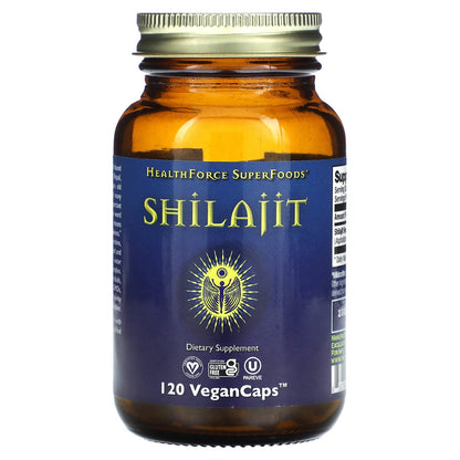 HealthForce Superfoods, Shilajit, 400 mg, 120 Vegan Caps (200 mg per Capsule)