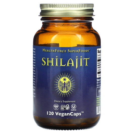 HealthForce Superfoods, Shilajit, 400 mg, 120 Vegan Caps (200 mg per Capsule)