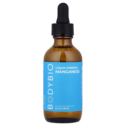 BodyBio, Liquid Mineral Manganese, 2 fl oz (59 ml)