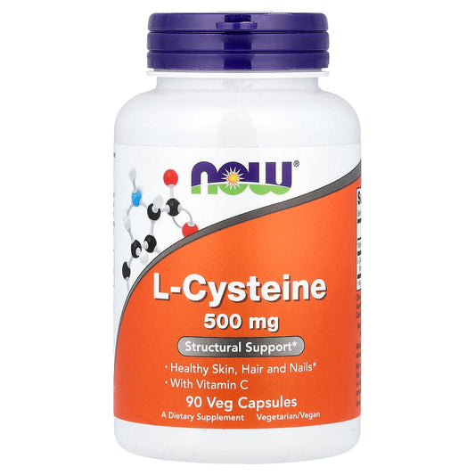 NOW Foods, L-Cysteine, 90 Veg Capsules