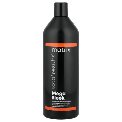 Matrix, Total Results™, Mega Sleek Conditioner, Shea Butter, 33.8 fl oz ( 1 l)