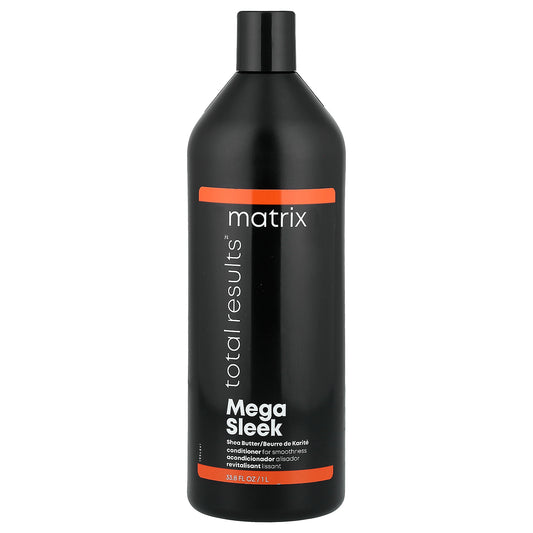 Matrix, Total Results™, Mega Sleek Conditioner, Shea Butter, 33.8 fl oz ( 1 l)