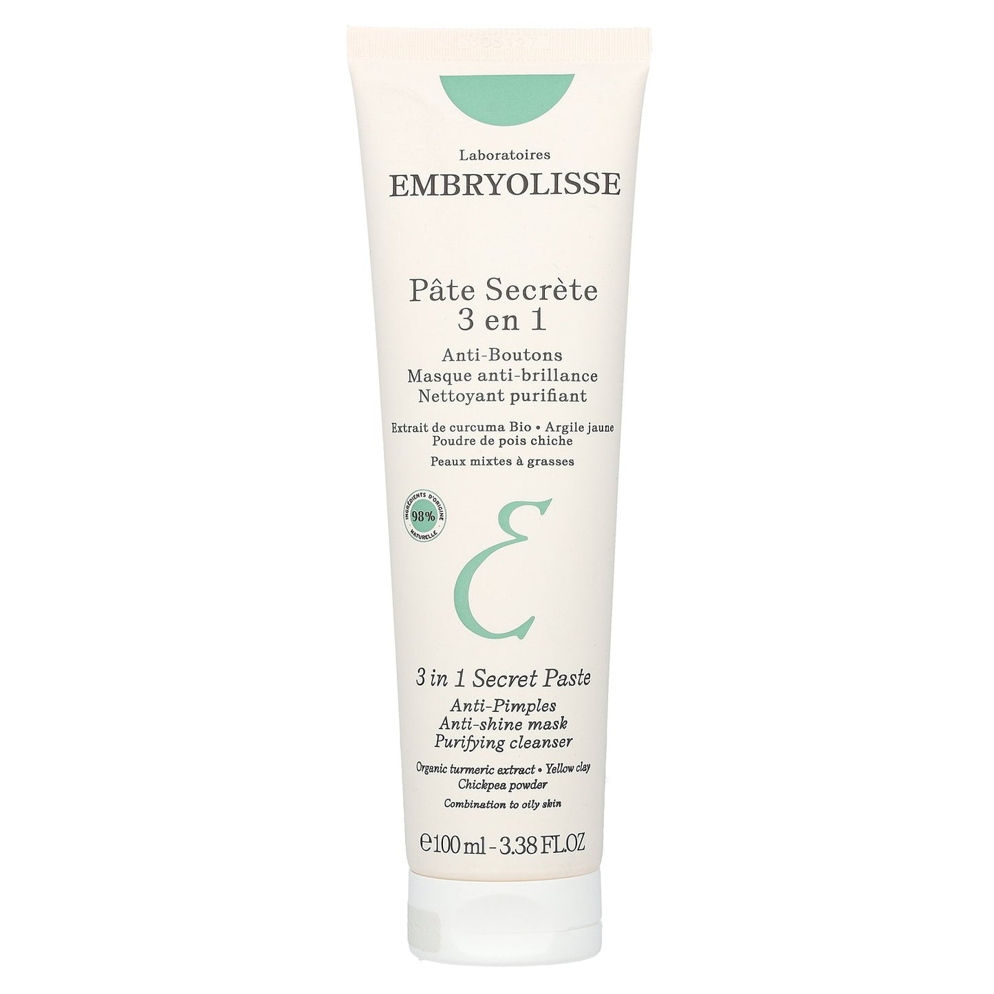 Embryolisse, 3 in 1 Secret Paste, 3.38 fl oz (100 ml)