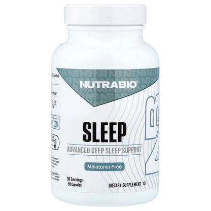 NutraBio, Sleep, Melatonin Free, 90 Capsules