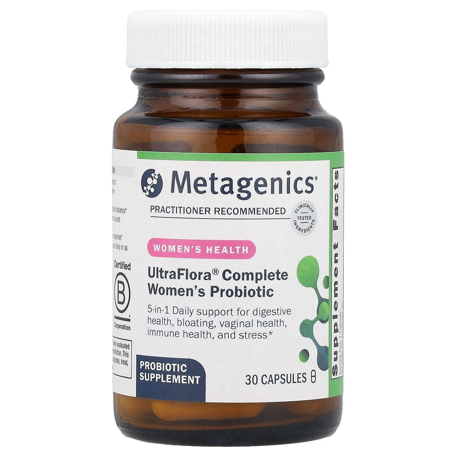 Metagenics, UltraFlora® Complete Women's Probiotic, Women's Health, 30 Capsules