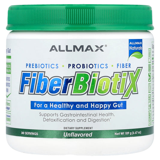 ALLMAX, FiberBiotiX, Unflavored, 6.67 oz (189 g)