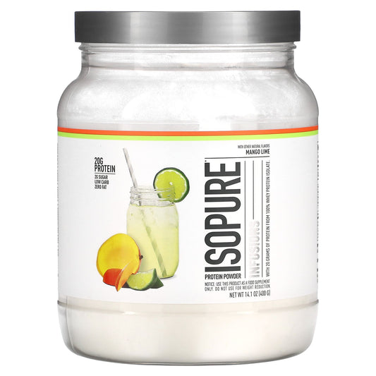 Isopure, Infusions Protein Powder, Mango Lime, 14.1 oz (400 g)