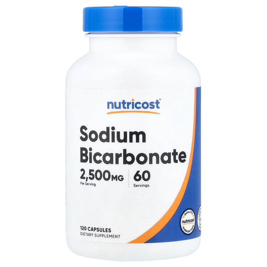 Nutricost, Sodium Bicarbonate, 120 Capsules
